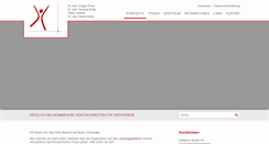 Desktop Screenshot of orthopaedie-im-medicentrum.de