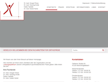 Tablet Screenshot of orthopaedie-im-medicentrum.de